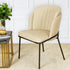 Orchid Dream Comfort Metal Dining Chair - (Off-White)